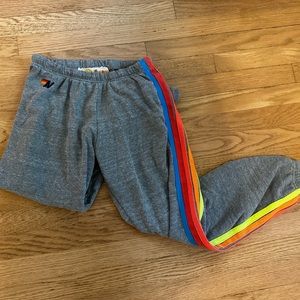 Aviator Nation Grey Sweat Pants Size M